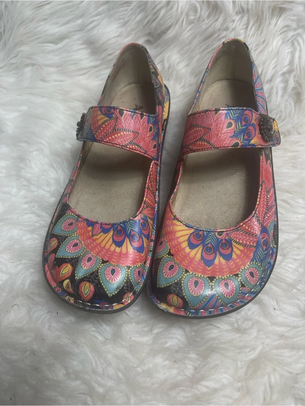 Alegria mary strap peacock